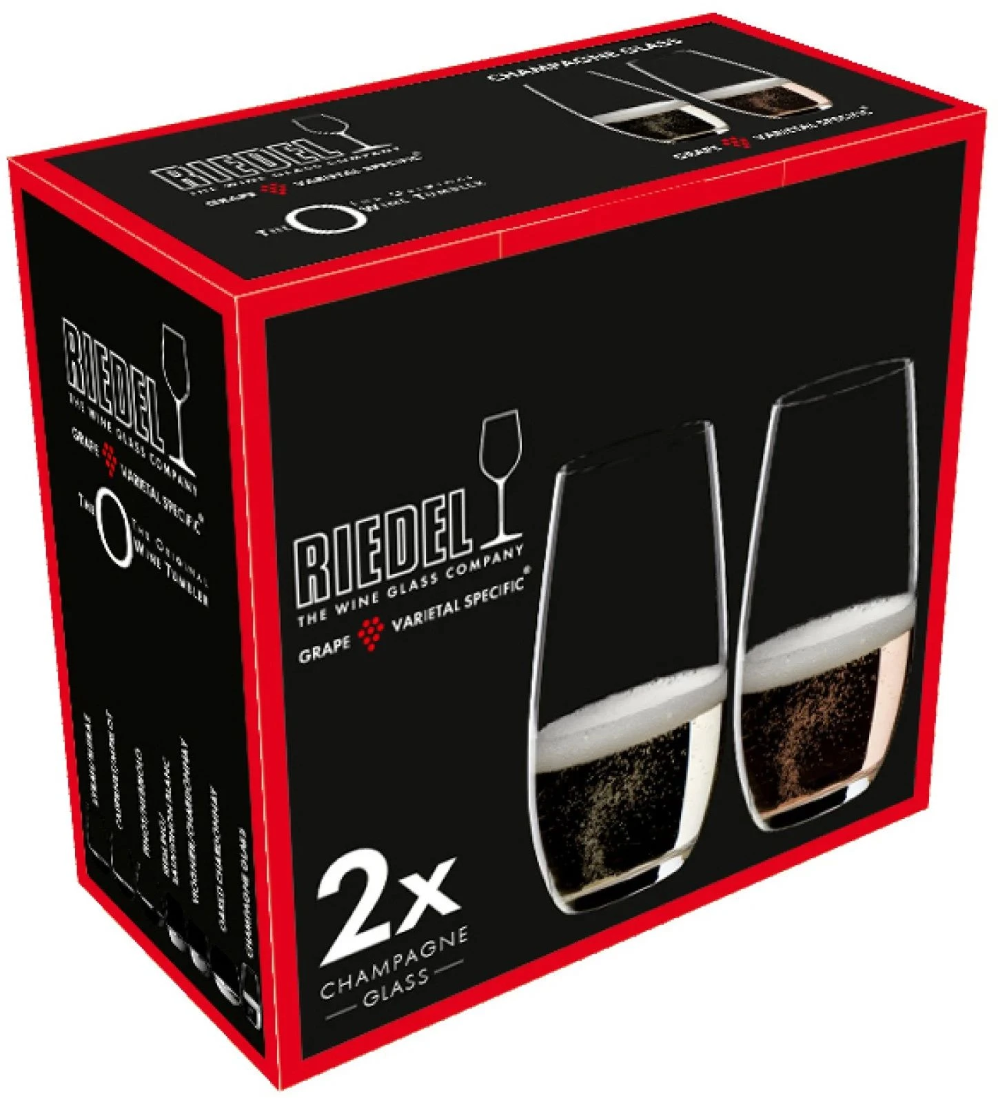 Riedel Champagne Glazen O Wine - 2 Stuks - Afbeelding 4