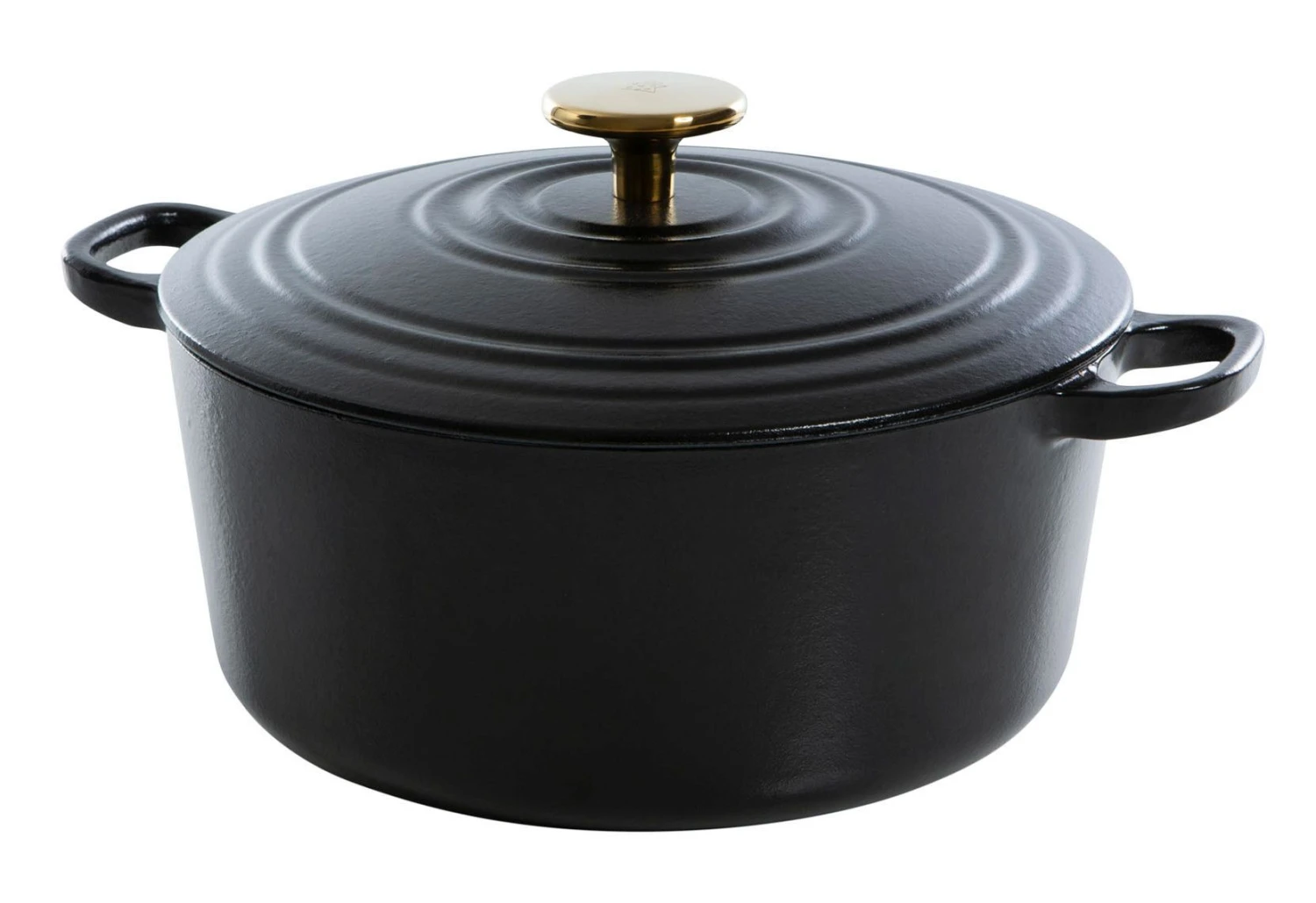 BK Braadpan Bourgogne - Pitch Black - ø 24 Cm / 4.2 Liter