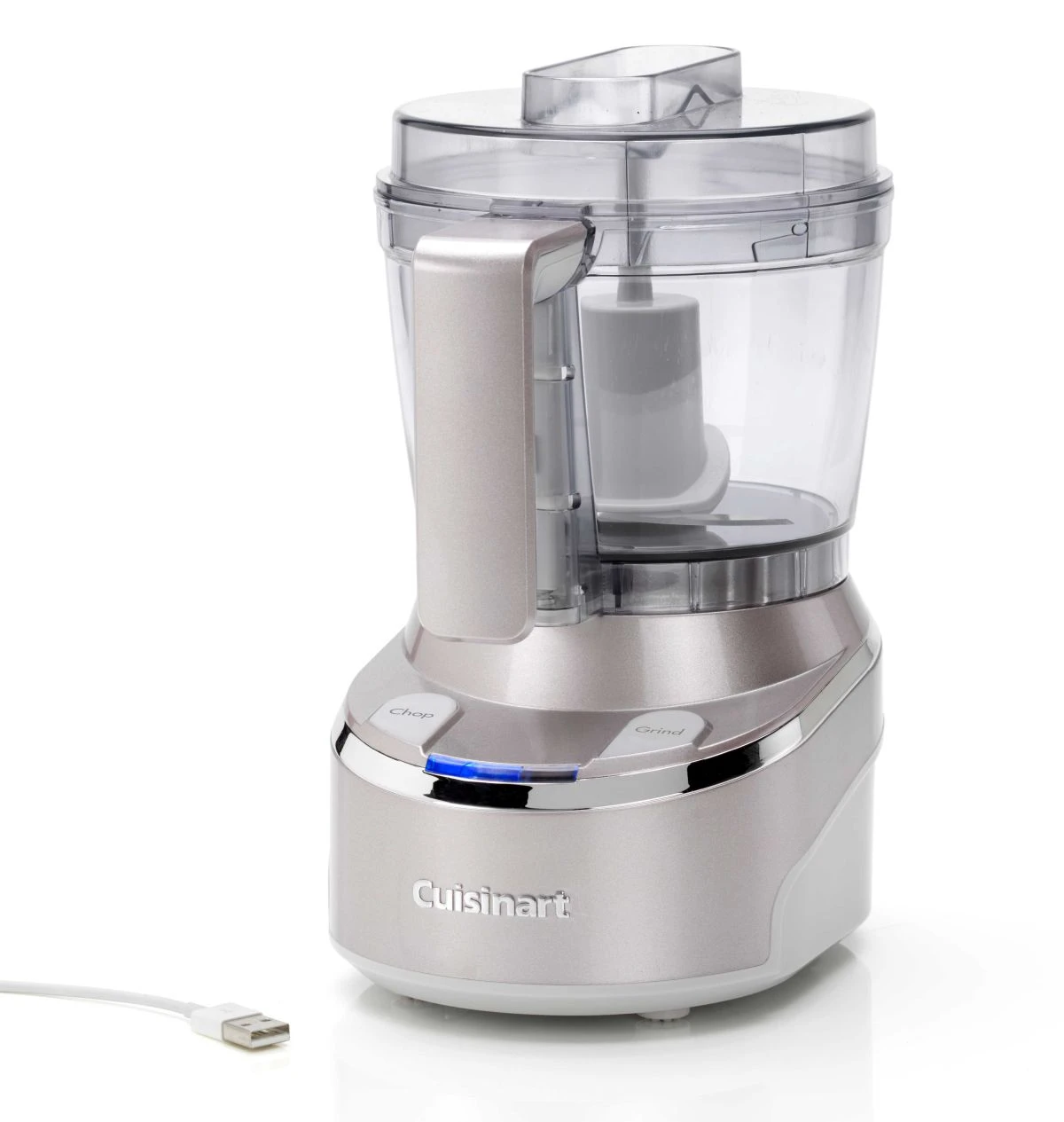 Cuisinart Mini Foodprocessor Cordless - RMC100E - 350 W - Draadloos - Frosted Pearl - 900 Ml