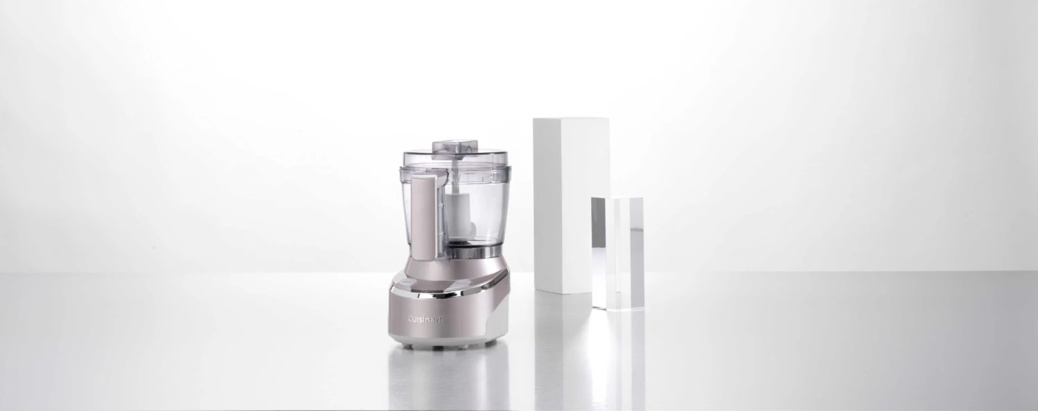 Cuisinart Mini Foodprocessor Cordless - RMC100E - 350 W - Draadloos - Frosted Pearl - 900 Ml - Afbeelding 4