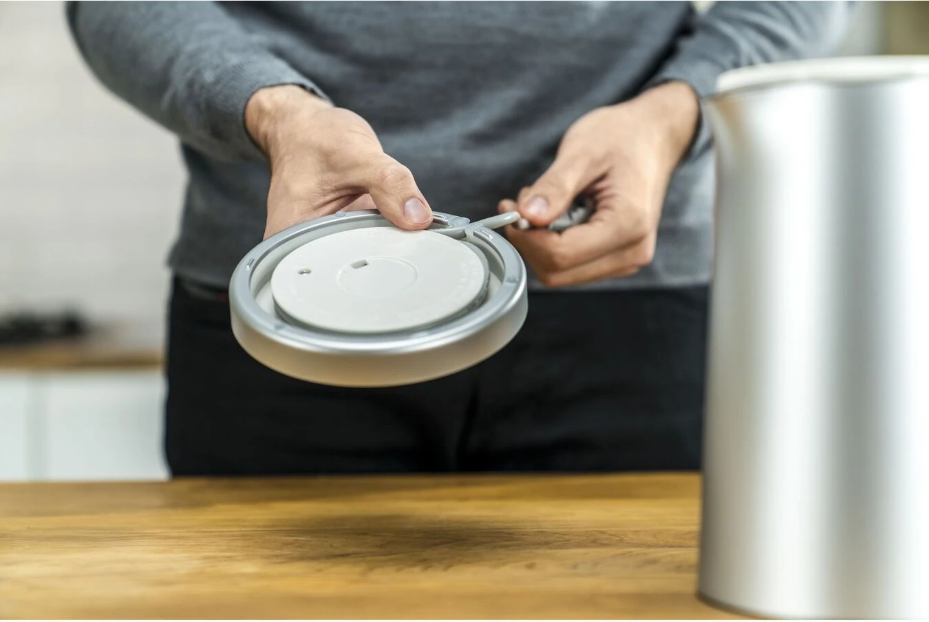 Zwilling Waterkoker Enfinigy - 1850 W - Zilver/Wit - 1 Liter - Afbeelding 3