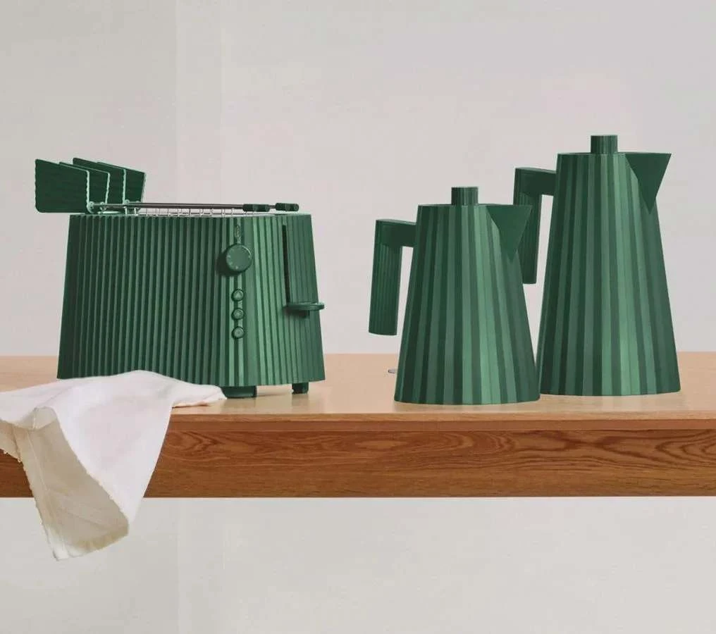Alessi Broodrooster Plissé - 6 Standen - Groen - Michele De Lucchi - MDL08 GR - Afbeelding 3