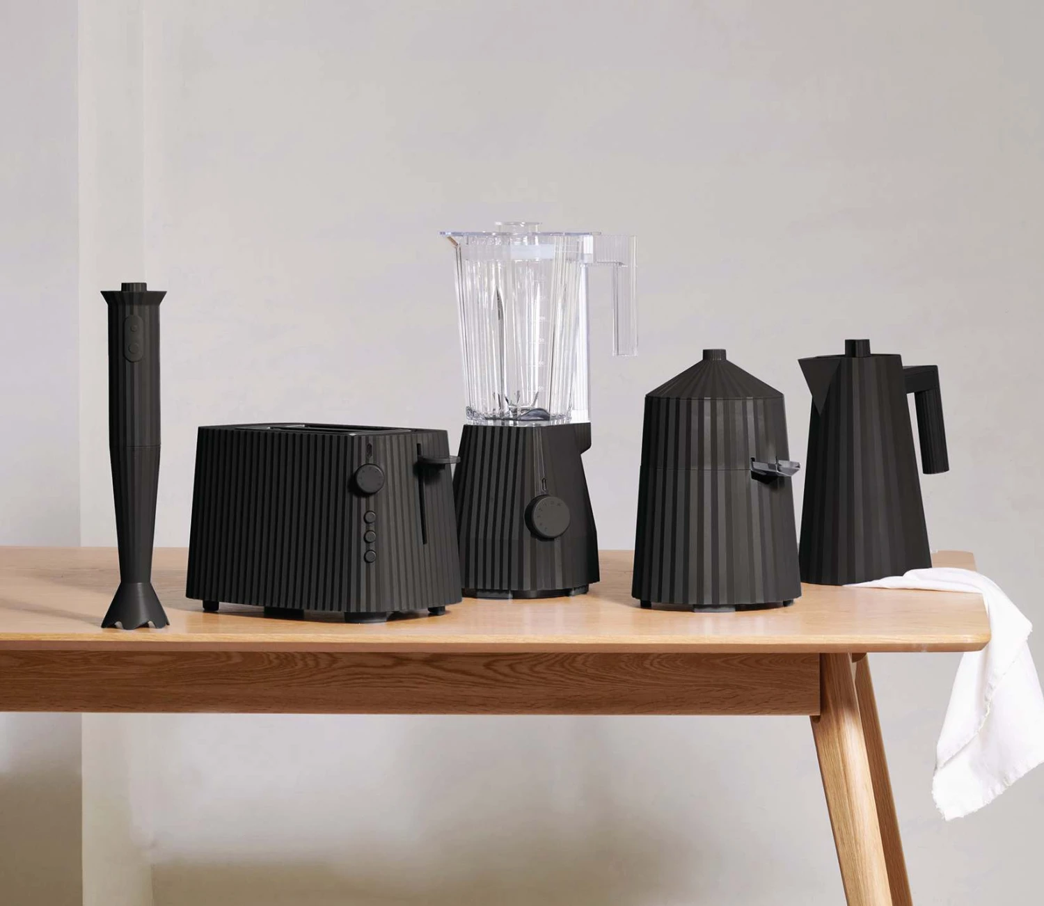 Alessi Broodrooster Plissé - 6 Standen - Zwart - Michele De Lucchi - MDL08 B - Afbeelding 3