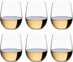 Riedel Witte Wijnglazen O Wine - Viognier / Chardonnay - 6 Stuks