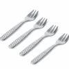 Alessi Oestervork Colombina Fish - FM23/36S4 - 4 Stuks - Door Doriana & Massimiliano Fuksas