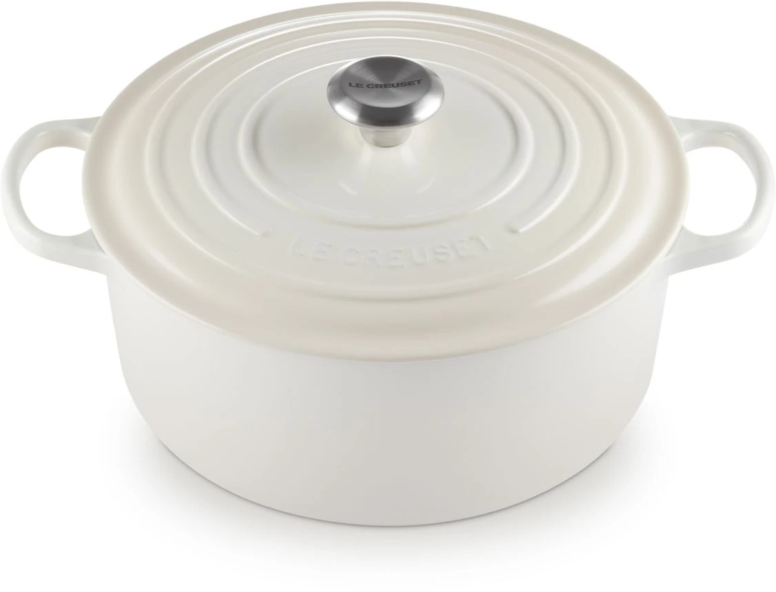 Le Creuset Braadpan Signature - Meringue - ø 26 Cm / 5.3 Liter