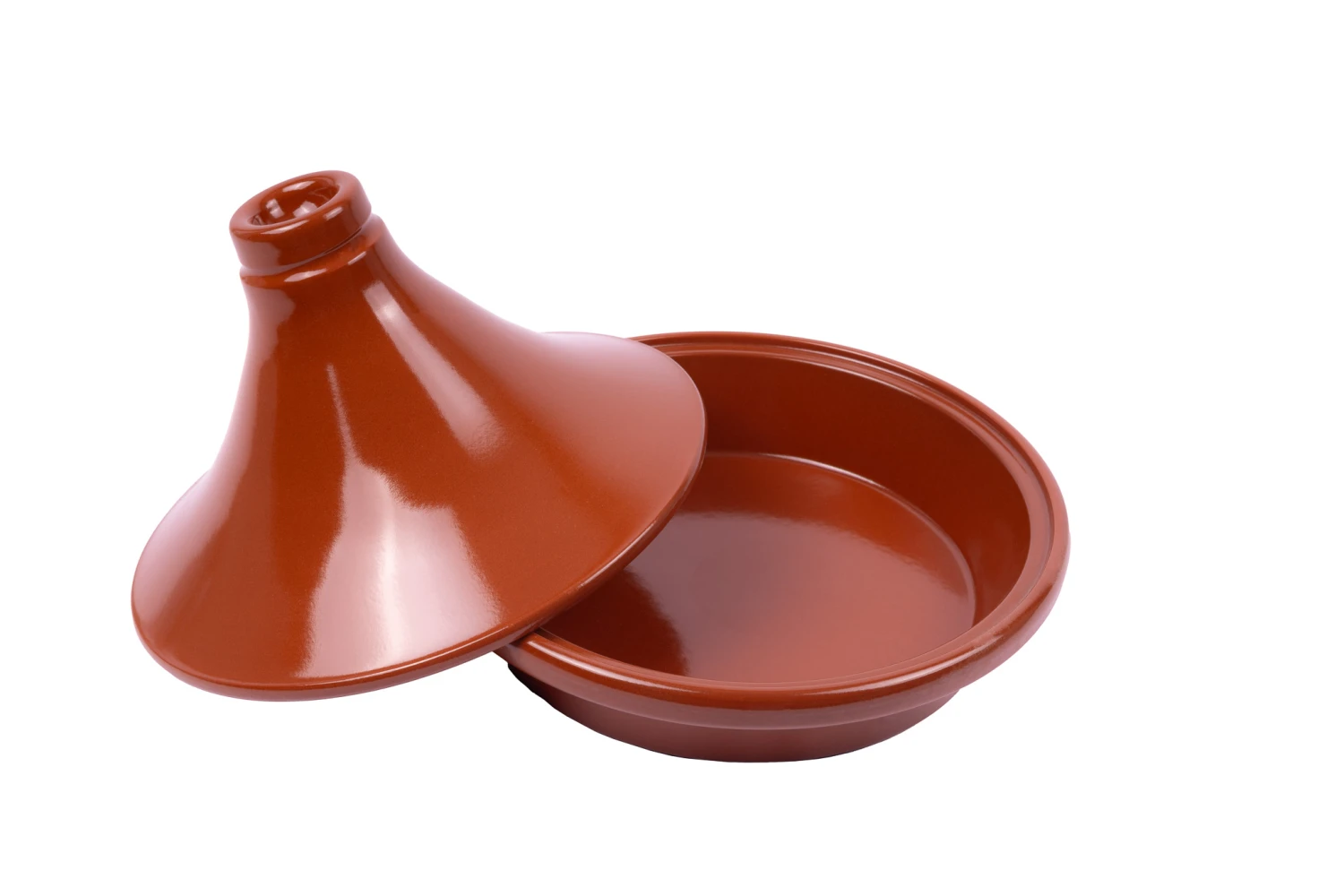 Cookinglife Tajine Regas - Aardewerk - Terracotta - ø 32 Cm / 3 Liter - Afbeelding 2