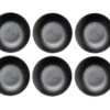 Studio Tavola Ontbijtborden Black Tie ø 19 Cm - 6 Stuks