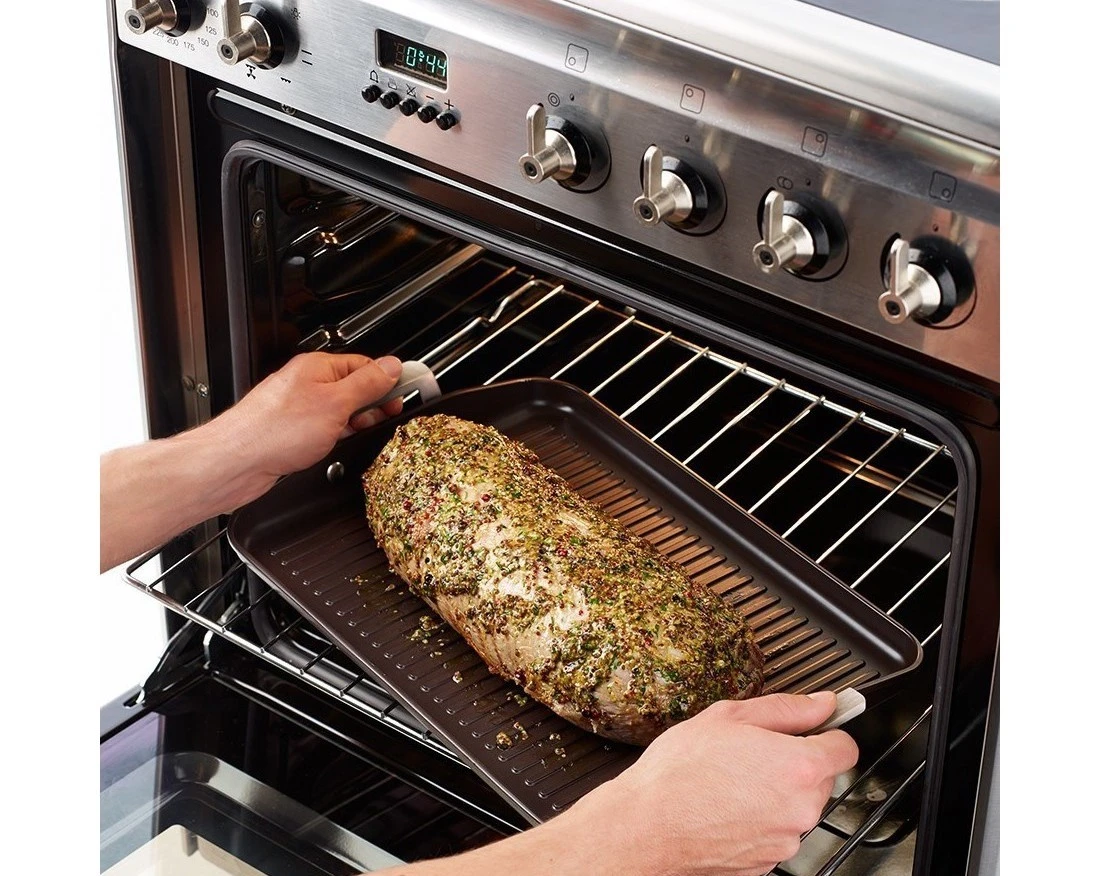 Valira Grillpan Aire Ceramic Met Handgrepen - 34 X 25 Cm - Keramische Anti-aanbaklaag - Afbeelding 5