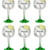 Tanqueray Gin Tonic Glazen - Groen - 6 Stuks